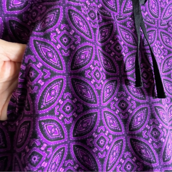 Made For Life Geometric Drawstring Skort with Pockets Size Large - Picture 5 of 16